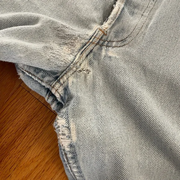 Rare Distressed custom embroidery vintage Levi 501 29x32 - Picture 3 of 13